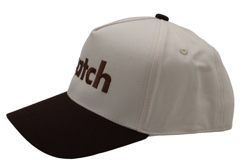 batch trucker (cream/brown/brown)
