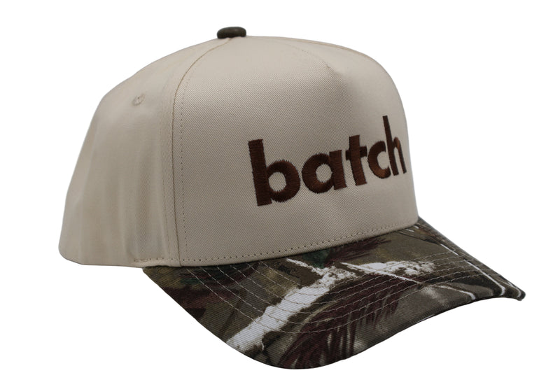 batch trucker (cream/camo/brown)