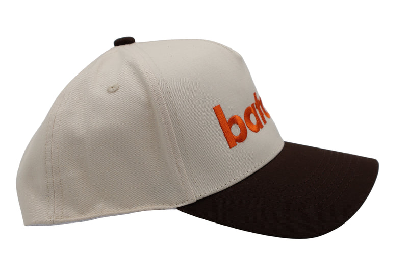 batch trucker (cream/brown/orange)