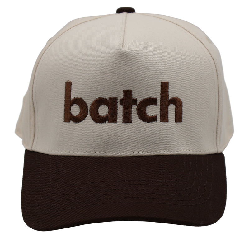batch trucker (cream/brown/brown)