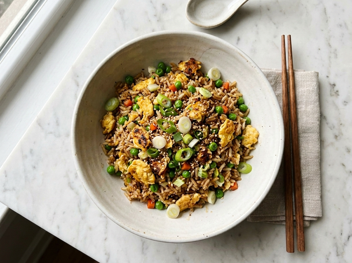 Golden fried rice