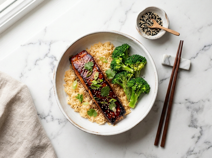 Salmon bowl