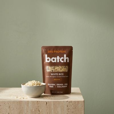 Batch Original with bowl on travertine