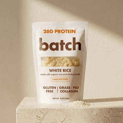 Batch Unseasoned on white plinth